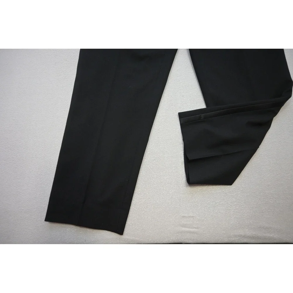 Jos a Bank Tuxedo Suit Set Mens Size 43L 36x32 Black Peak Lapel Formal Excellent